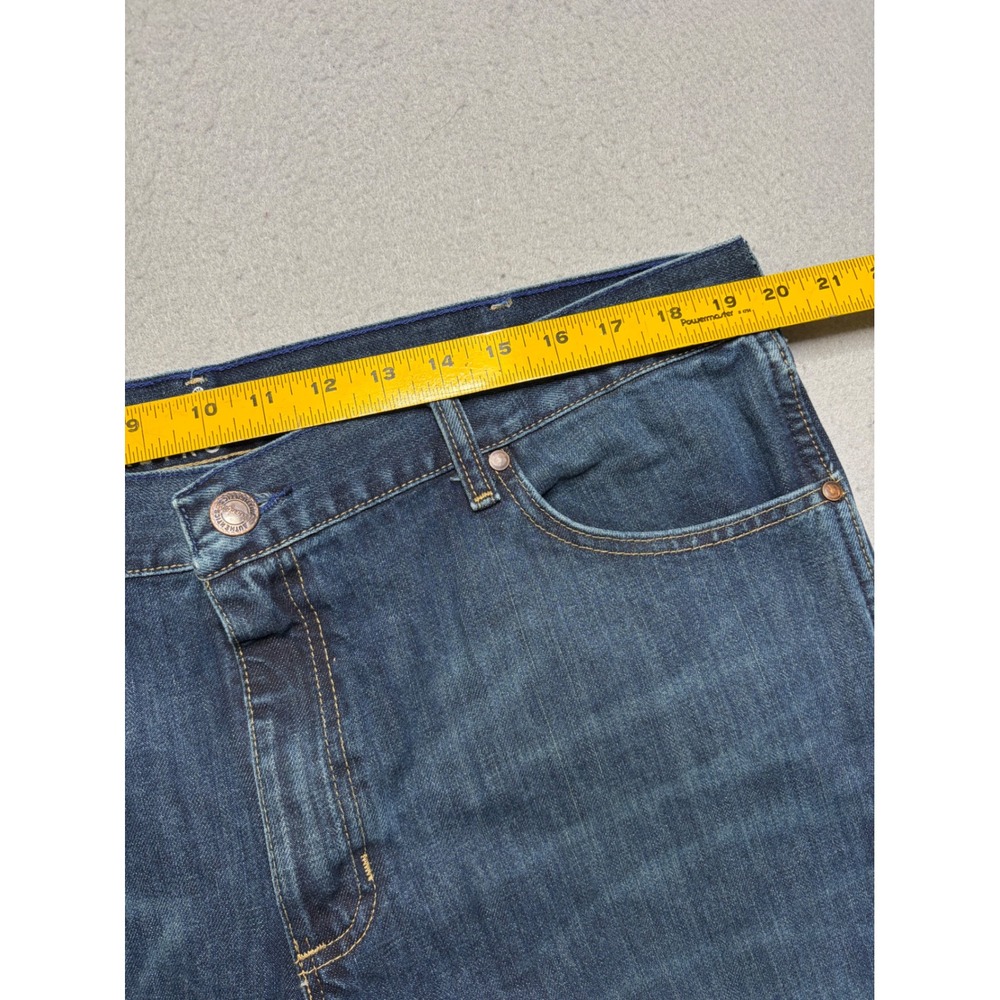 Wrangler Jeans Mens 38x32 Blue Retro Slim Boot 1077MWZRW Western Denim Pants - Picture 8 of 12